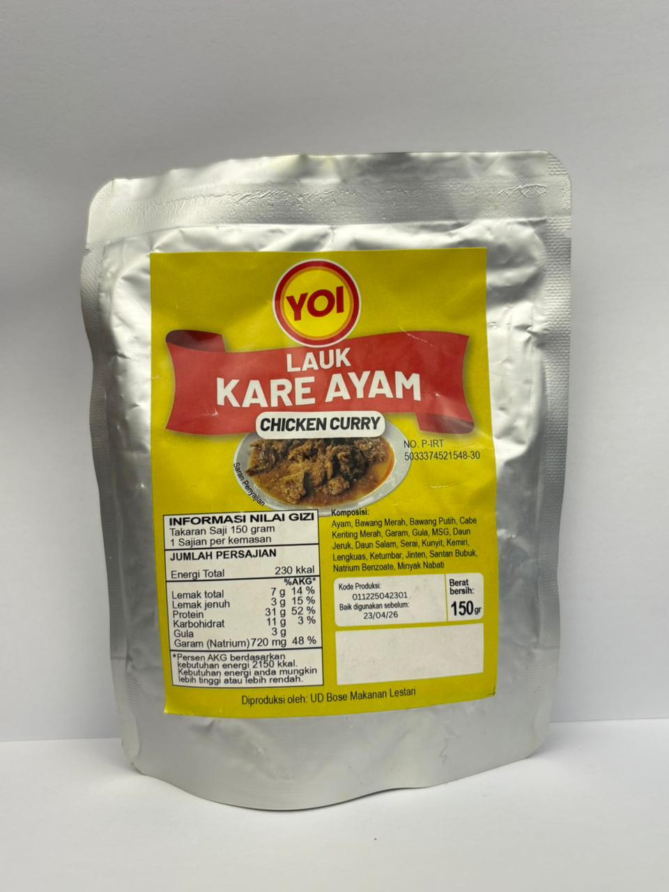 Lauk Kare Ayam YOI 150 g